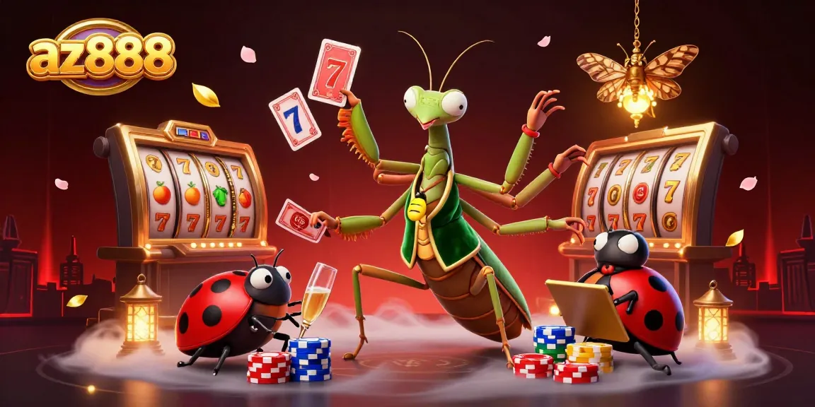 Experience thrilling gameplay at az888 with dynamic slot reels surrounded by vibrant casino elements.