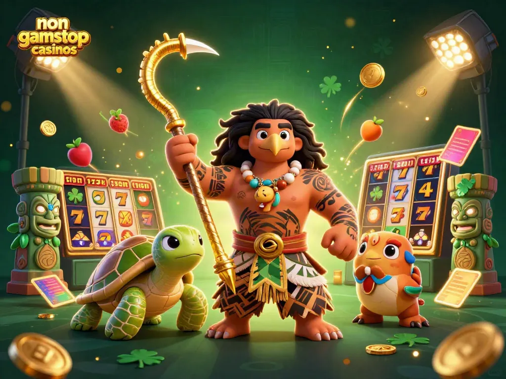 Engage with vibrant non gamstop casinos offering dynamic gaming experiences with 3D characters, slots, and gold coins.