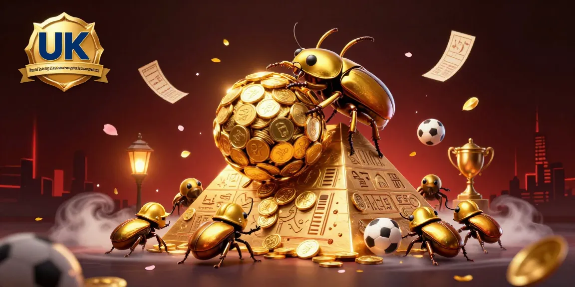 Engage with UK tennis betting sites not on gamstop comparison at dynamic sports betting scene featuring cartoon beetles.