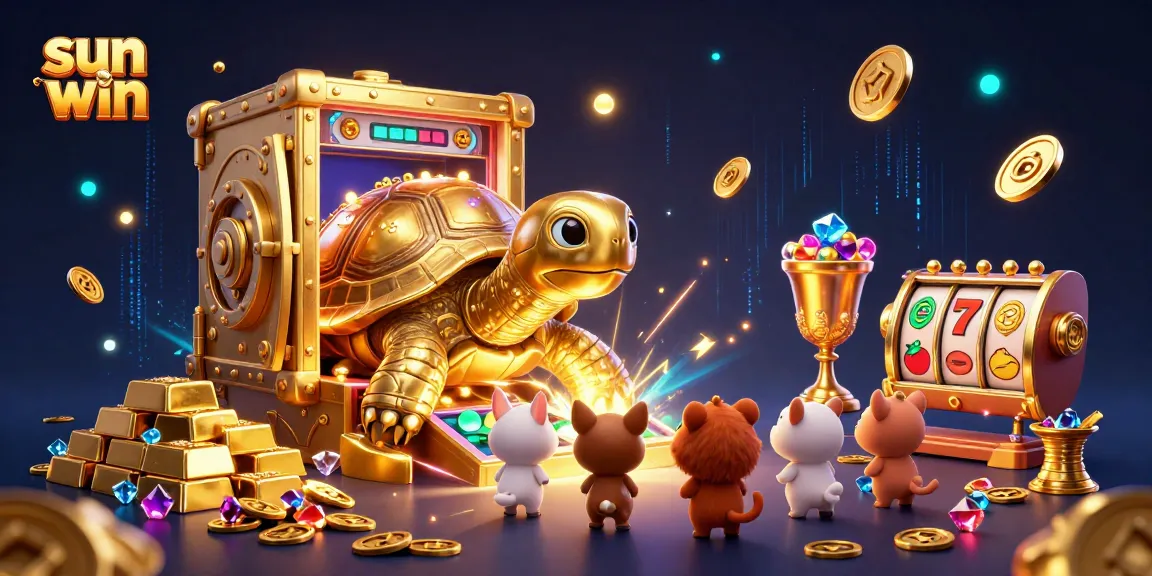 Experience the thrill of gaming with sun win as the golden tortoise hosts a vibrant casino scene.